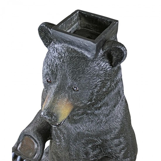 Design Toscano Postal Bear Mail Post Sleeve Statue