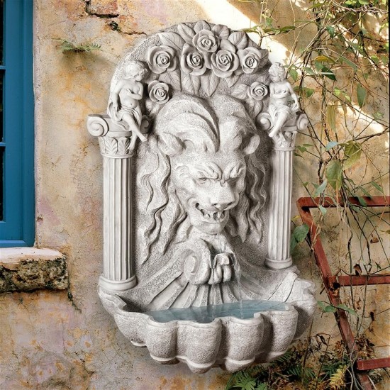 Design Toscano House Of York Lion Fountain