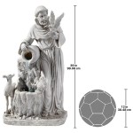 Design Toscano St. Francis Natures Life Giver Fountain