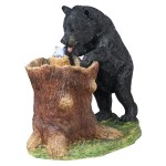 Design Toscano Guzzling Gulp Black Bear Fountain