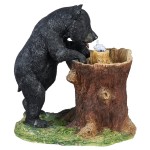 Design Toscano Guzzling Gulp Black Bear Fountain