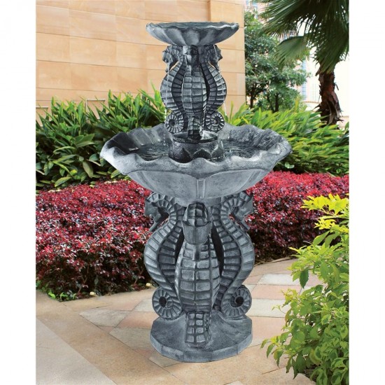 Design Toscano Spirit Of The Ocean Seahorse Fountain