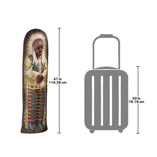 Design Toscano Chief Lone Raven Frieze
