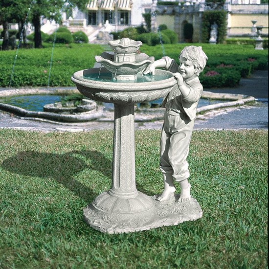 Design Toscano Childs Mischievous Splash Fountain