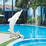 Design Toscano Large Tropical Tale Dolphin Piped Statue