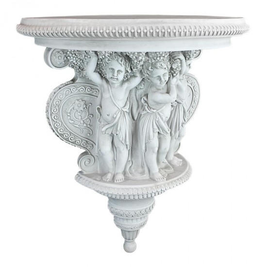 Design Toscano Cherubs Of The Wine Harvest Shelf