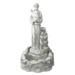 Design Toscano Natures Blessed St Francis Fountain