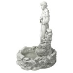 Design Toscano Natures Blessed St Francis Fountain