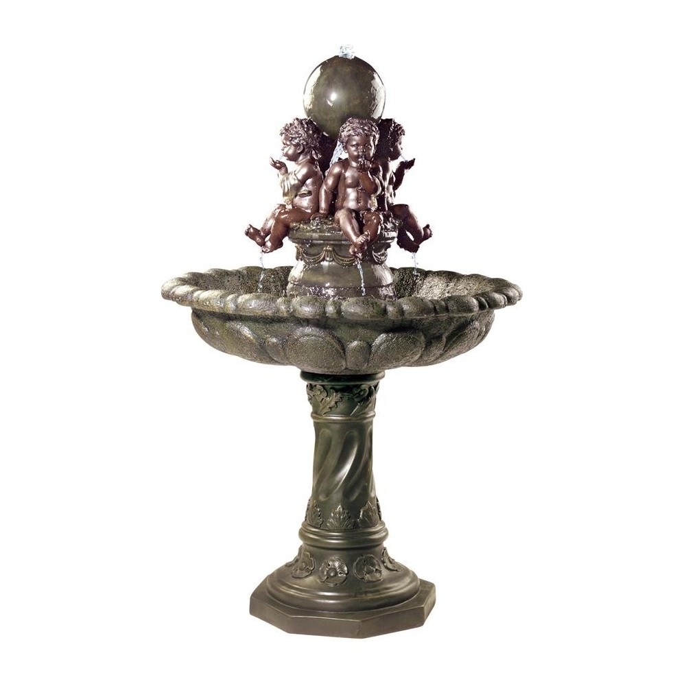 Design Toscano Four Splashing Putti Fountain
