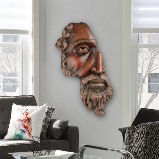 Design Toscano Mans Face Wall Sculpture