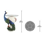 Design Toscano Staverden Castle Peacock Table