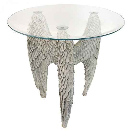 Design Toscano Angel Wings At Our Feet Table