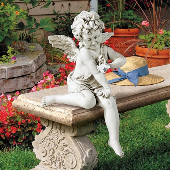 Design Toscano Peaceful Presence Garden Angel Sitter