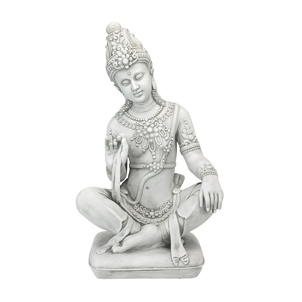 Design Toscano Sitting Thai Teppanom Statue Design Toscano Sitting Thai Teppanom Statue