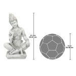 Design Toscano Sitting Thai Teppanom Statue