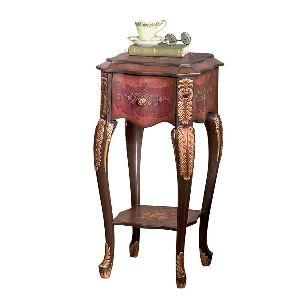 Design Toscano Floral Bouquet Side Table Design Toscano Floral Bouquet Side Table