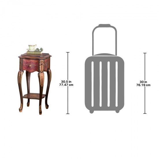 Design Toscano Floral Bouquet Side Table