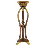 Design Toscano Floral Bouquet Pedestal Table