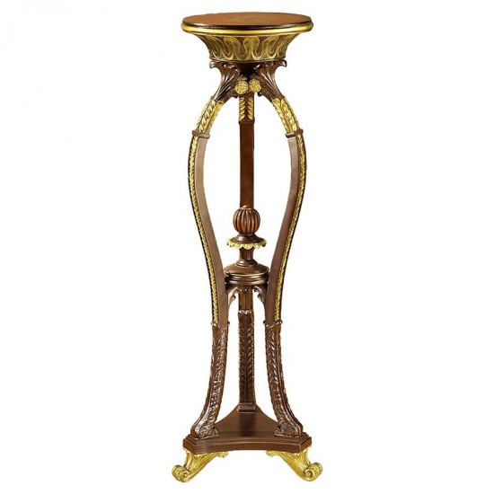 Design Toscano Floral Bouquet Pedestal Table