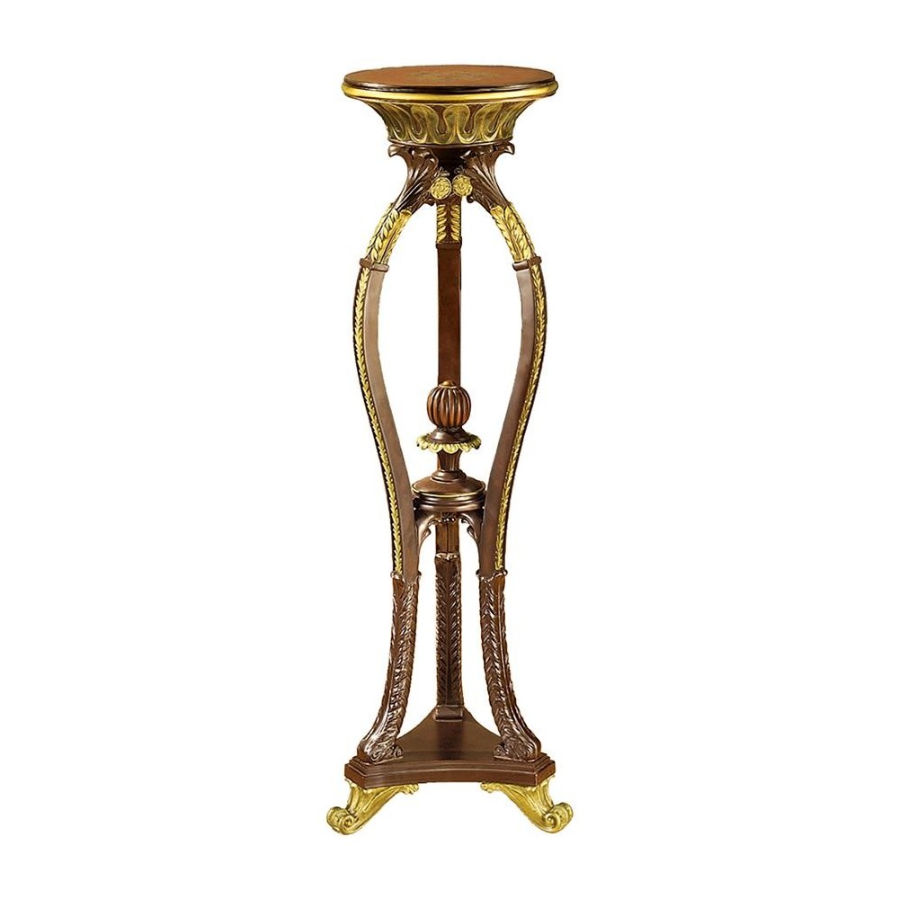 Design Toscano Floral Bouquet Pedestal Table Design Toscano Floral Bouquet Pedestal Table