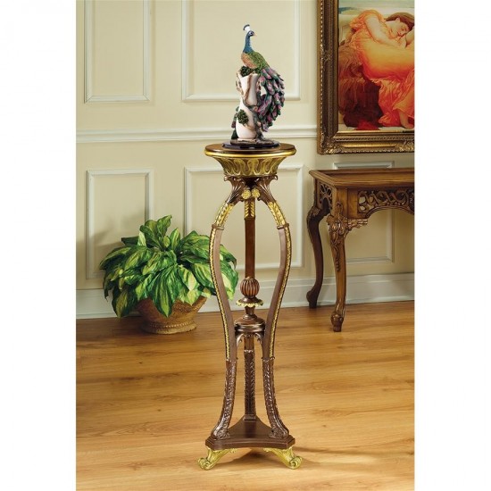 Design Toscano Floral Bouquet Pedestal Table