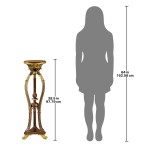 Design Toscano Floral Bouquet Pedestal Table