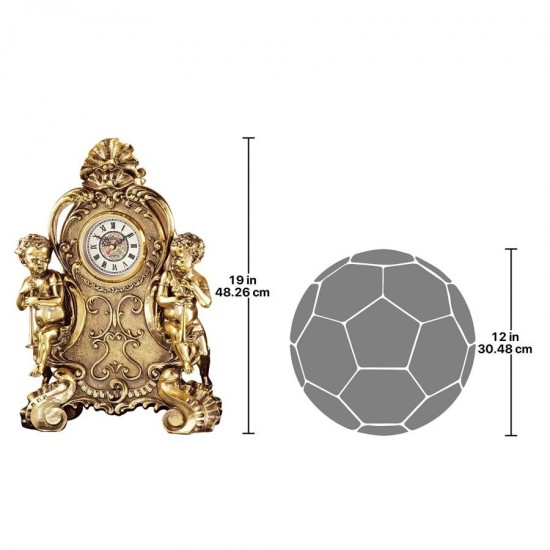 Design Toscano Saint Remy Cherub Clock