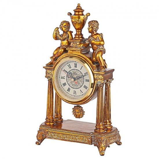 Design Toscano Arch Of Aion God Of Time Mantle Clock