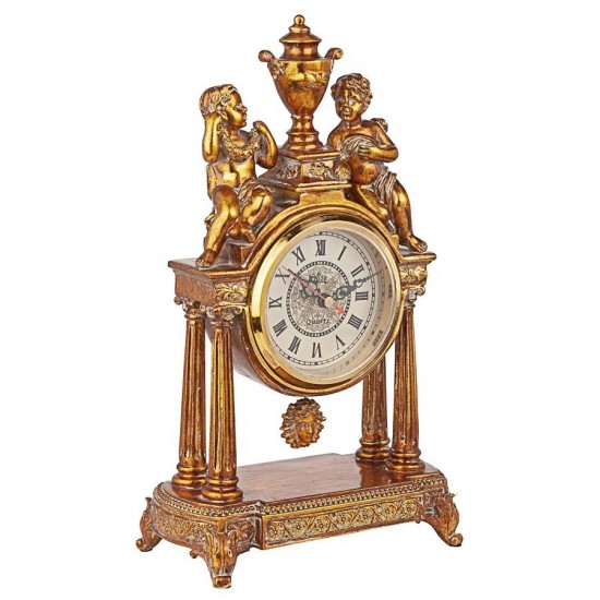 Design Toscano Arch Of Aion God Of Time Mantle Clock