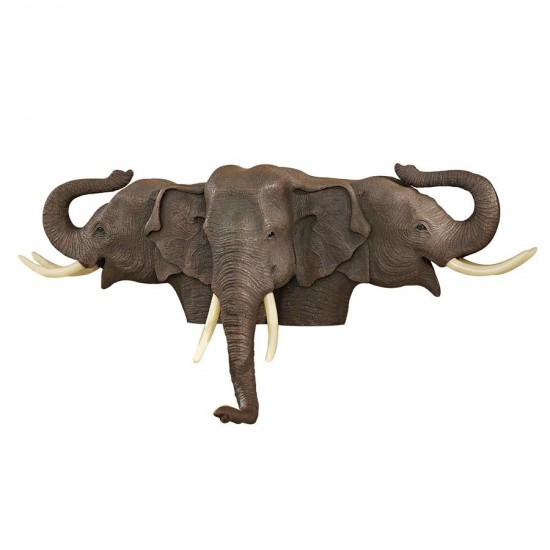 Design Toscano Raised Expectations Elephant Plaque