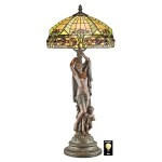 Design Toscano Lucina Goddess Of Light Desk Lamp