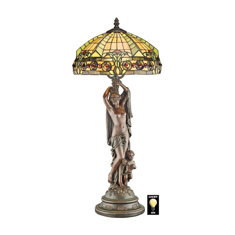 Design Toscano Lucina Goddess Of Light Desk Lamp