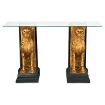 Design Toscano Royal Egyptian Cheetah Console