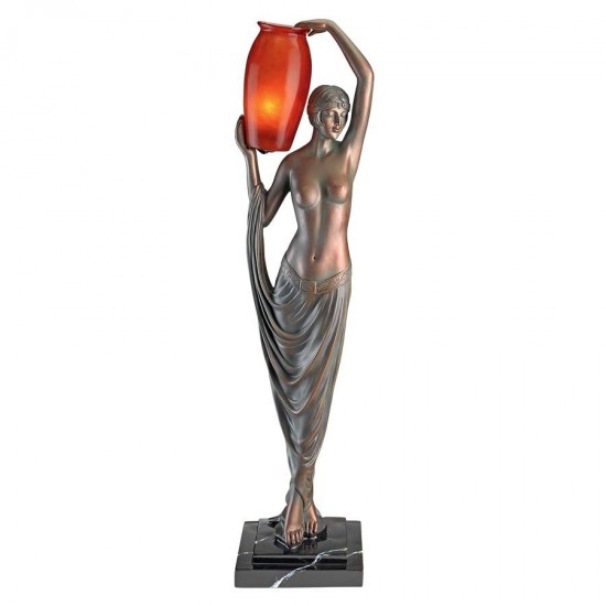 Design Toscano Art Deco Goddess Of Light Table Lamp