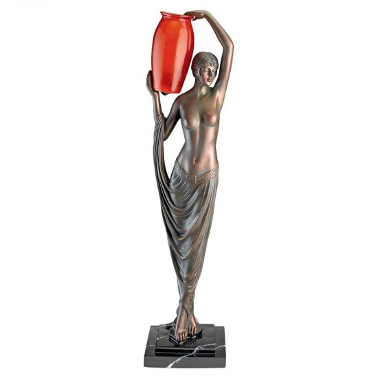 Design Toscano Art Deco Goddess Of Light Table Lamp