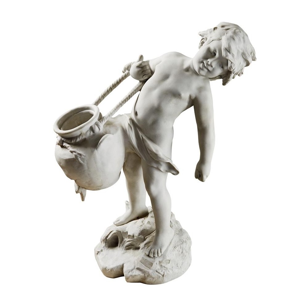 Design Toscano Young Chlid Urn Carrier Garden Statue