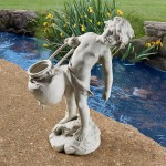 Design Toscano Young Chlid Urn Carrier Garden Statue