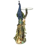 Design Toscano Peacocks Perch Pedestal Table