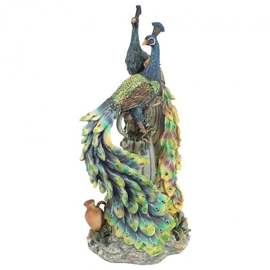 Design Toscano Peacocks In Paradise Statue