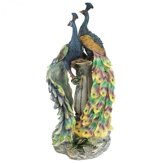 Design Toscano Peacocks In Paradise Statue