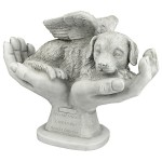 Design Toscano Dog In Gods Hands Pet Memorial Statue