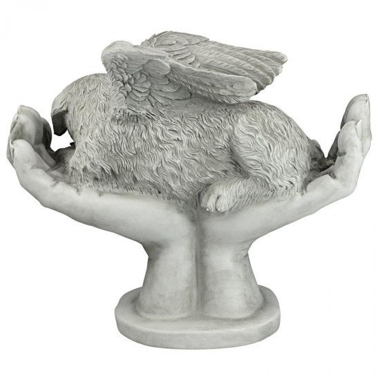 Design Toscano Dog In Gods Hands Pet Memorial Statue