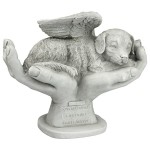 Design Toscano Dog In Gods Hands Pet Memorial Statue