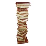 Design Toscano Power Of Books Sculptural Pedestal