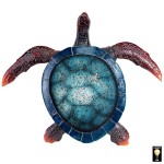 Design Toscano Blue Sea Turtle Illuminated Wall Sculpture