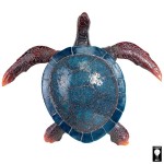 Design Toscano Blue Sea Turtle Illuminated Wall Sculpture