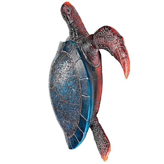 Design Toscano Blue Sea Turtle Illuminated Wall Sculpture