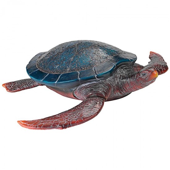 Design Toscano Blue Sea Turtle Illuminated Wall Sculpture