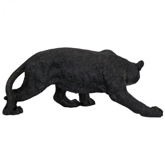 Design Toscano Medium Shadowed Predator Black Panther