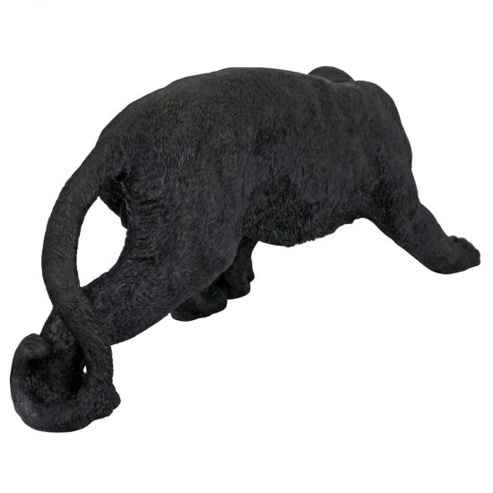 Design Toscano Medium Shadowed Predator Black Panther